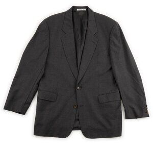 HUGO BOSS Loro Piana Super 100's charcoal grey wool blazer 42L